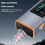 Tacômetro A Laser Digital com Medidor de RPM, Tela Colorida TFT de 0,96 Polegadas, Recarregável Via USB-C. 5