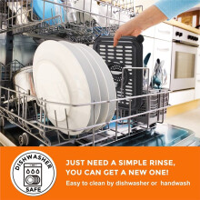 For Foodi DualZone Air Fryer Replacement Parts, Grill Pan Plate Crisper Plate Rack Tray, Dishwasher Safe