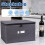 2 Pack Wine Glass Storage Box with Dividers,Stemware Storage Cases with Sturdy Handle and Hard Shell for Glassware 7