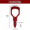Car Oil Dipstick Pull Handle Engine Oil Pullhandle Billet Replacement Modification Decoration for  WRX 2015-2021 7