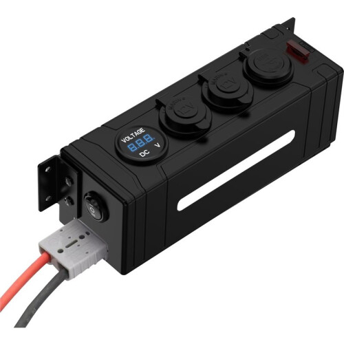 RV Modification USB Car Charger, Voltmeter Lighter Control Box, with for Anderson Cable 1