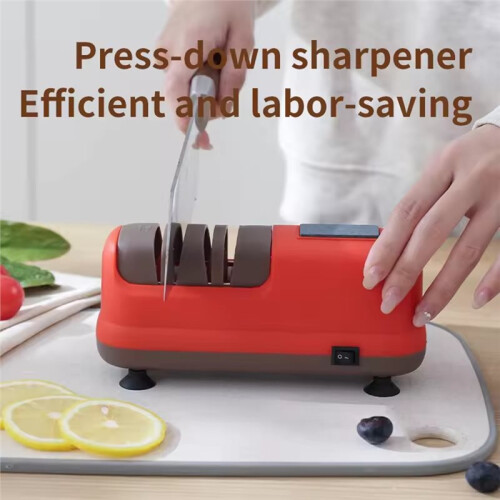 Electric Knives Sharpener for Kitchen Scissors and Knives Fully Automatic Multi-Function Tool 1