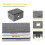 2 Pack Wine Glass Storage Box with Dividers,Stemware Storage Cases with Sturdy Handle and Hard Shell for Glassware 3