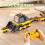 Serpent Télécommandé, Véhicule de Construction Électrique, Voiture Magnétique à Avaler, Double Puzzle Interactif, Jouet de Combat Vert 4