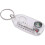 10 Pcs White Compass Thermometer Keychains,  Navigation Tools with Temperature Gauge for Hiking Camping 8