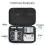 Shoulder Bag for  Neo 2 Fly More Combo PU Leather Drone Shockproof Protective Case Portable Storage Bag Gray 4