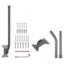 For Starlink V5 Wall Mount Kit for Starlink V5 Pipe and Install Bracket Suitable for Roof Top Exterior Wall Install