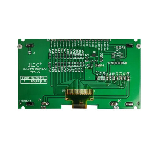 384160G-973-PN Dot Matrix LCD Display Black-and-White LCD Display Module 384x160 Resolution ST7586S 3.3V Power Supply 2