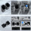 Front Center Console Cup Holder+Rear Side Door Cup Holder Insert for  4Runner 2025 2026 Center Console Organizer 5