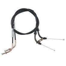Motorcycle Accessories Lengthened Throttle Cable Wires Black for VULCAN 900 VN900 CLASSIC/LT 2006-2018