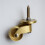4-Piece Brass Threaded Stem Casters 360 Rotating Wheels for Furniture, Cabinets, Sofas, Chairs, Trolleys, Trunk Boxes 5