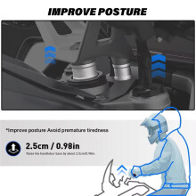 Motorcycle Handlebar Riser for R 1300 RT R1300 RT R 1300RT R1300RT 2025- Motorcycle Handlebar Lift Kit