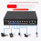 POE with 2 RJ45  8-Port 100Mbps POE Network  DC24V Active POE 5
