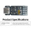 CH340N TYPE-C USB to UART TTL Converter USB to Serial Port Module 3.3V 5V Level RX/TX Download Debugging Tools 5