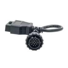 14 Pin to 16 Pin OBD2 II Adapter Cable for - Truck for  Commercial Vehicles OBDII Scanner Interface