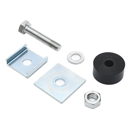 2 Pack Heavy Duty Roller Stop for 1-5/8" Wide Support Channel - Wheel Positioner Stopper for Carts 2