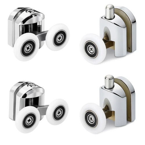 8 Twin Shower Screen Door ROLLERS Runners Wheels