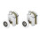 8 Twin Shower Screen Door ROLLERS Runners Wheels 4