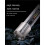 Super Bright Transparent LED Flashlight  Camping Torch USB Rechargeable Work Light with Hook Magnet Pocket Lantern 5