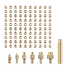 Heat Insert Nut Iron Tip Kit M4 Brass Thread Embedded Heat Insertion Tool for 3D Printer Soldering Iron Nozzle Repair