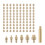 Heat Insert Nut Iron Tip Kit M4 Brass Thread Embedded Heat Insertion Tool for 3D Printer Soldering Iron Nozzle Repair 1