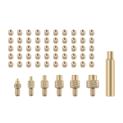 Heat Insert Nut Iron Tip M6 Brass Thread Embedded Kit Heat Insertion Tool for 3D Printer Soldering Iron