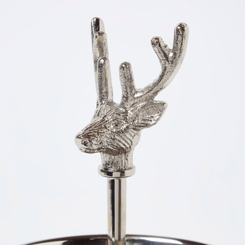 Homescapes 3 Tier Display Stand with Stag Head 2