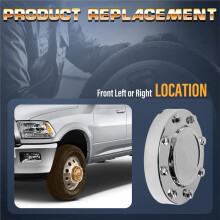 Car Front Wheel Hub Center Caps for Ram 3500 2011-2018 68081010AB, 68081010AA