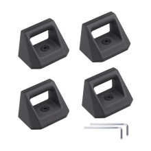 4PCS New Bed Rail Track Hooks Tie Down Fasteners for 2023-2025 Heavy Duty Steel L Track Accessories B