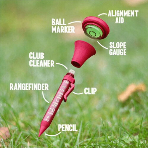 2pcs Versatile 6-in-1  Tool: TEE Measuring Rod, Direction  Brush, Scoring Pen, Level Tool 2