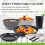 Wheat Straw Dinnerware Set - 16-Piece Unbreakable Tableware for Family, Camping, Picnics - Bowls, Plates, Cups 3