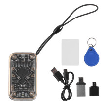 Chameleon V2.0 RFID Chip Reader Emulator+UID Keychain/CUID Card 125K 13.56M Card Decode Chameleon NFC Duplicator