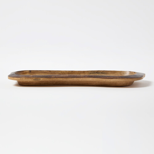 Homescapes Mango Wood Dough Bowl Natural Decorative Bowl 2