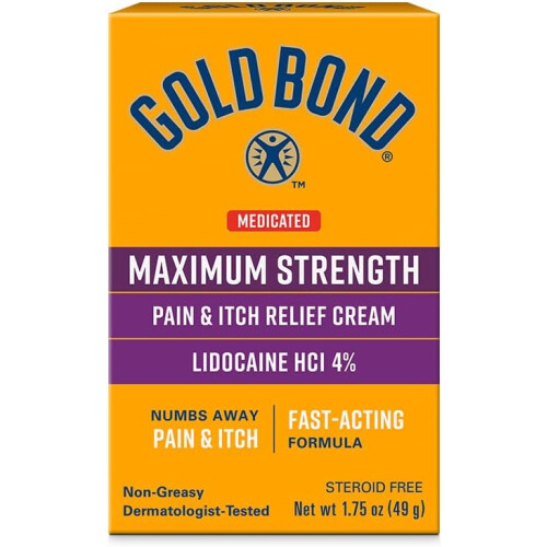 Gold Bond Strength Pain & Itch Relief Cream