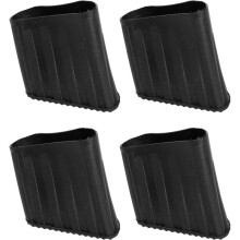4Pcs 25x43mm Ladder Foot Caps Nonslip Rubber Protective Covers for Floors Tiles Carpets Ladder Feet Replacement