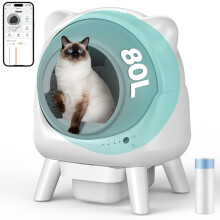 Amicura X1, Litière pour Chat Automatique, Nettoyage Automatique, Contrôle par Application Wi-Fi, Protection 10 Couches