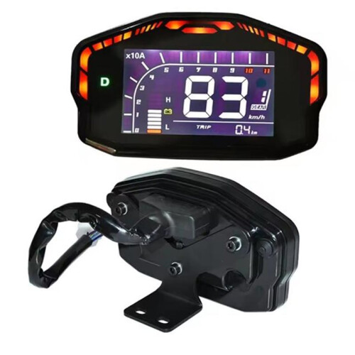 Electric Motorcycle/Remote Drive Controller, CAN Single-Wire Communication, Digital Speedometer Display (with Bracket) 1