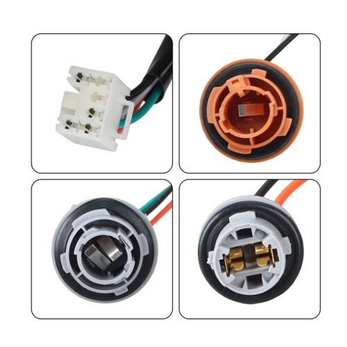 92480-F2020 Rear Tail Light Bulb Harness White Connector for   2016-2018 2