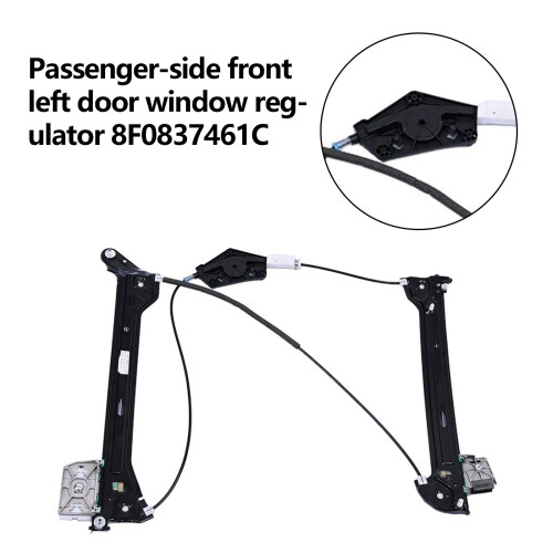 For Audi A5 8F Cabriolet Passenger Front Left Door Window Regulator 2009-2016