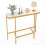 Bankconsoletafel, blad van imitatiemarmer, metalen frame, 110 cm 2