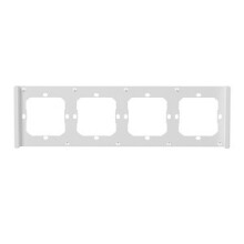 Switch Frame for SONOFF M5-80, 4-Gang, White, Fireproof PC V0 Material