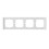 Switch Frame for SONOFF M5-80, 4-Gang, White, Fireproof PC V0 Material 1