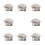 Wall Hat Hooks for Caps, White, 8-Pack, No Drilling, Self-Adhesive, Space Saving 1