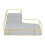 Acrylic Corner Bathroom Organizer, Wall Mounted Storage Rack, Large Capacity, Single Layer 4
