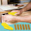 Mini Sander Kit, Yellow, 60-Piece Sanding Discs, 6 Grits, PU Foam Handle, Detail Sanding Tool 5