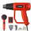 Heißluftpistole 2000W, 300-600 C variable Temperaturregelung, 4 Düsen, rot 1
