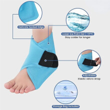 2Stück Knöchel-Eispackungen Zur Linderung Von Plantarfasziitis und Fußschmerzen - Verstellbar und Komfortabel