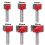 6pc Solid Carburetor Engraving Bit Woodworking CNC Milling Cutters for Wood 8mm Shank 3