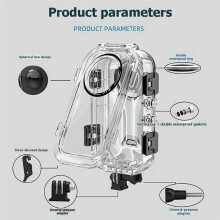 For X6 Waterproof Invisible Protective Case to 60m Underwater Action Camera Protector Diving Housing Shell