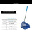 2X Portable Telescopic Scoop Net Table Tennis  Picker Net Table Tennis  Picker Container Training Tool for 6